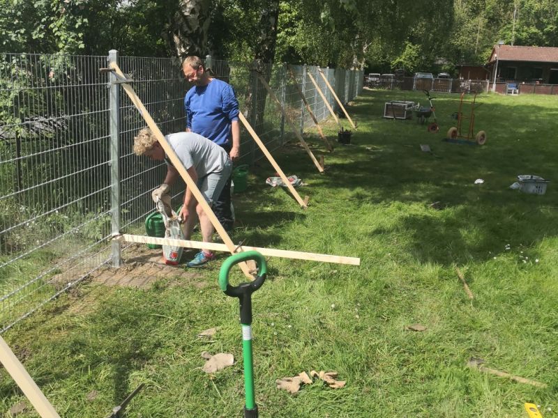 neuer zaun